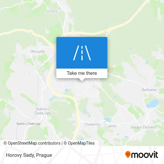 Карта Horovy Sady