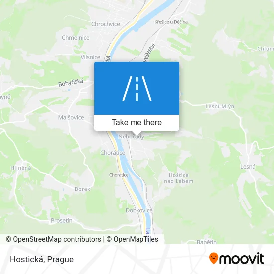Карта Hostická