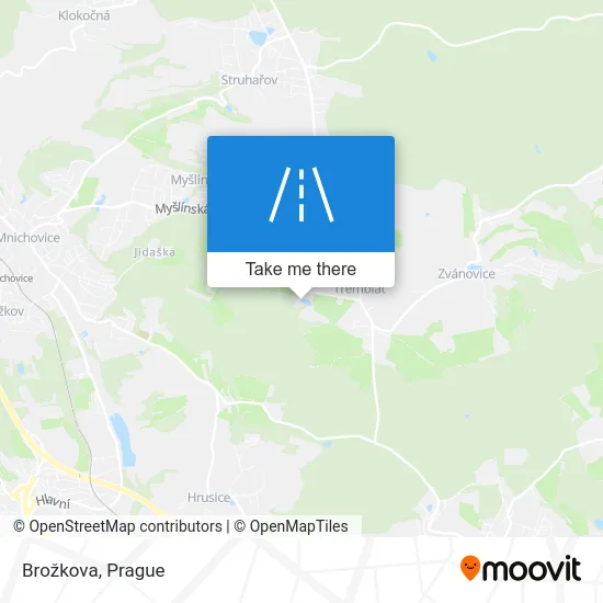 Карта Brožkova