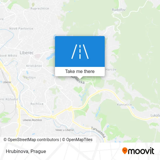 Карта Hrubínova