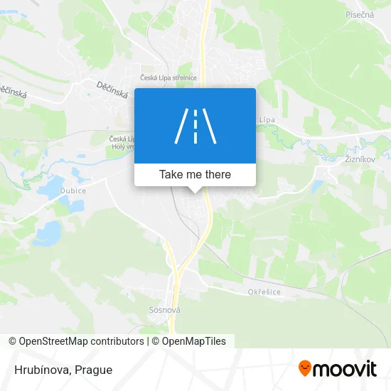 Карта Hrubínova