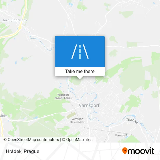 Карта Hrádek