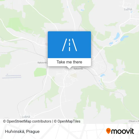 Huřvinská map