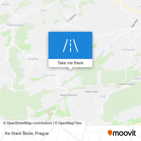 Ke Staré Škole map