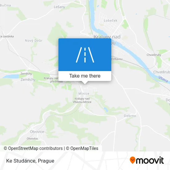 Карта Ke Studánce