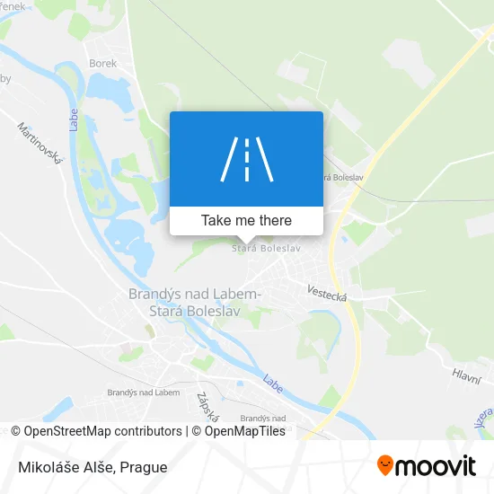 Карта Mikoláše Alše