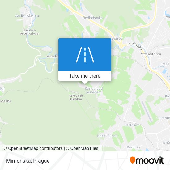 Mimoňská map