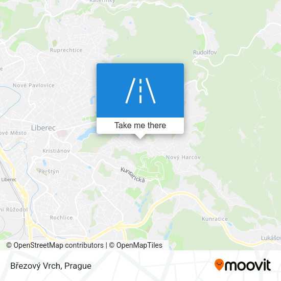 Březový Vrch map