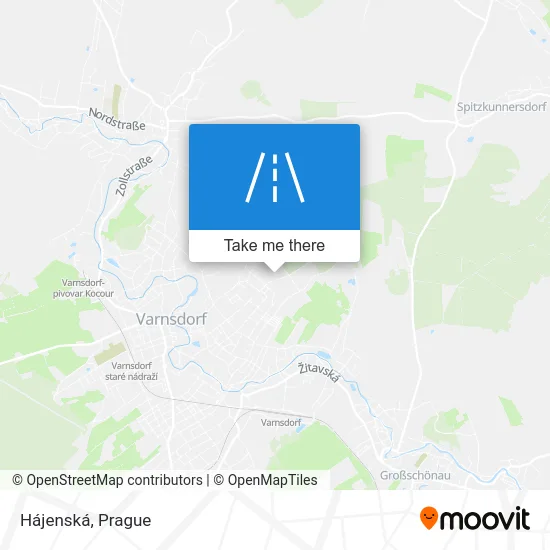 Карта Hájenská