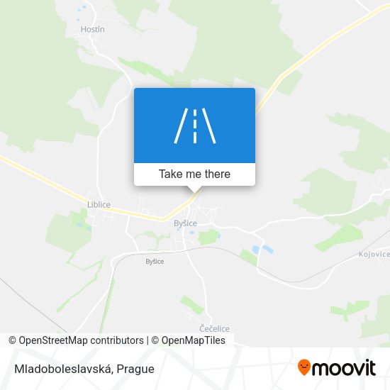 Mladoboleslavská map