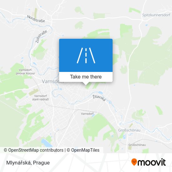 Mlynářská map