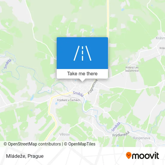 Карта Mládeže