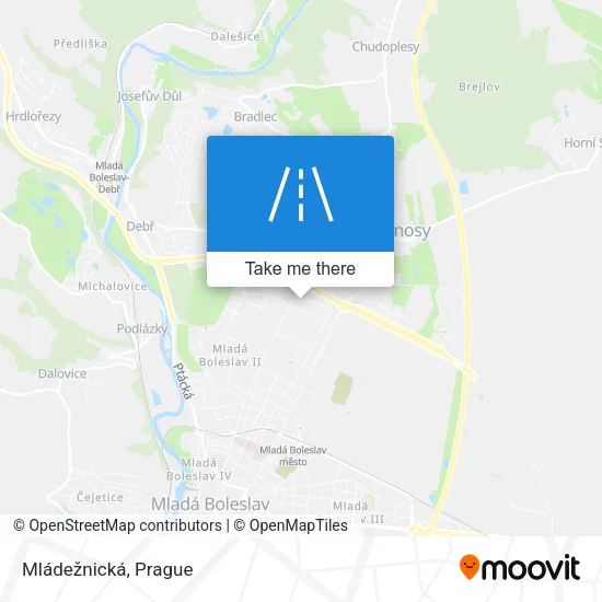 Mládežnická map