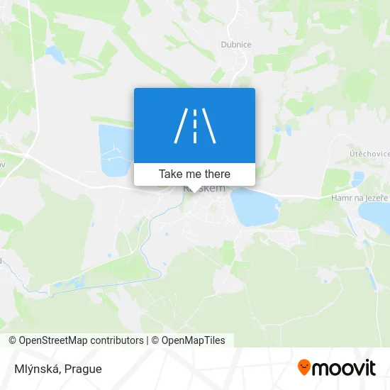 Карта Mlýnská