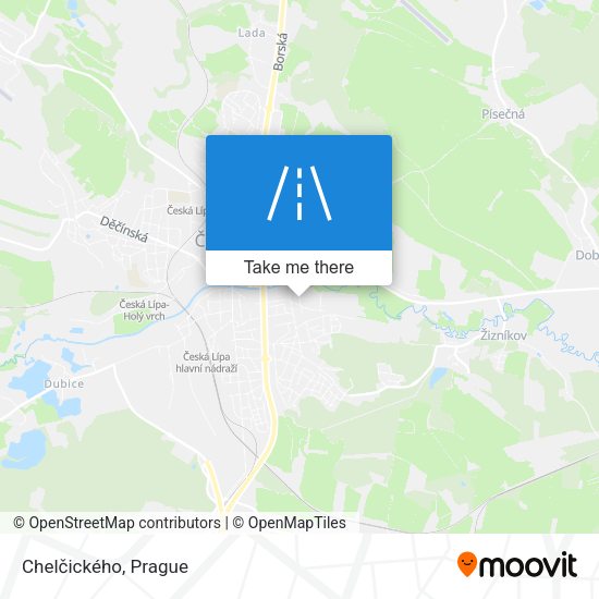 Chelčického map