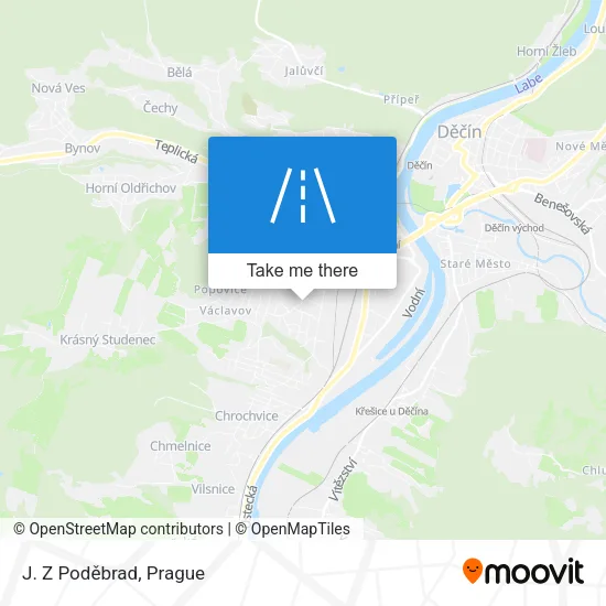 J. Z Poděbrad map
