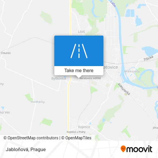 Карта Jabloňová