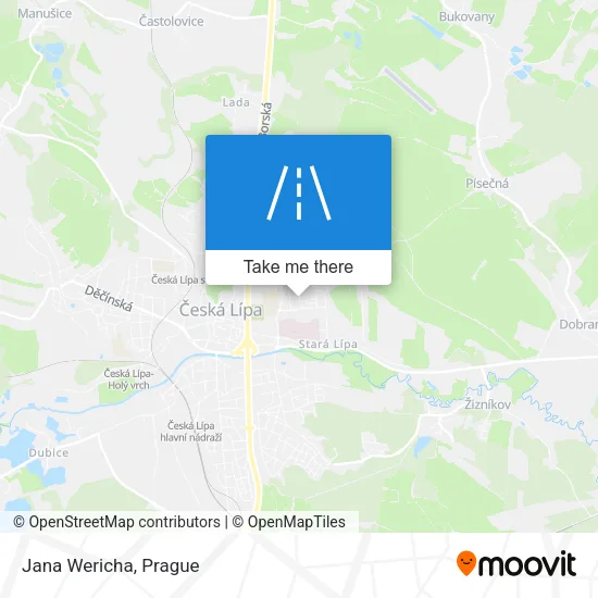Jana Wericha map