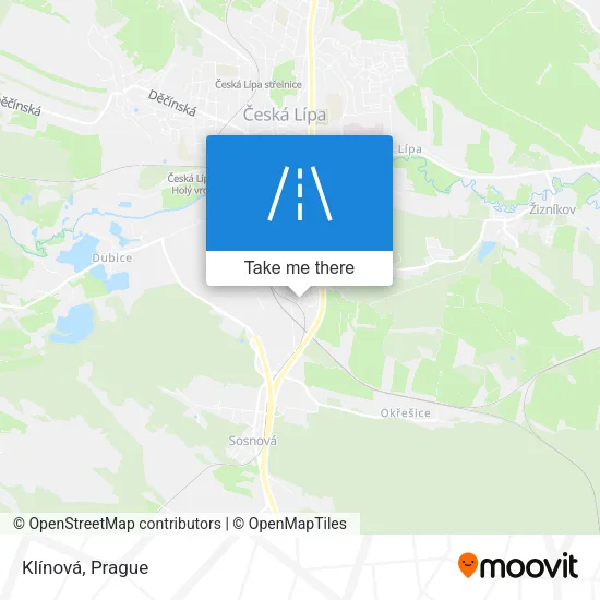 Карта Klínová