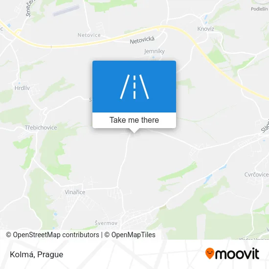 Карта Kolmá