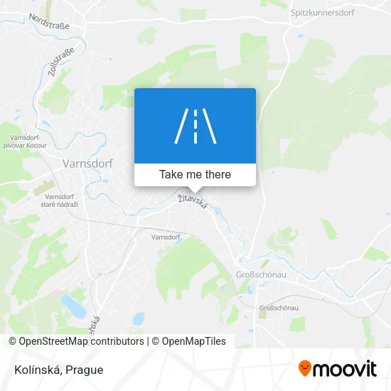 Карта Kolínská