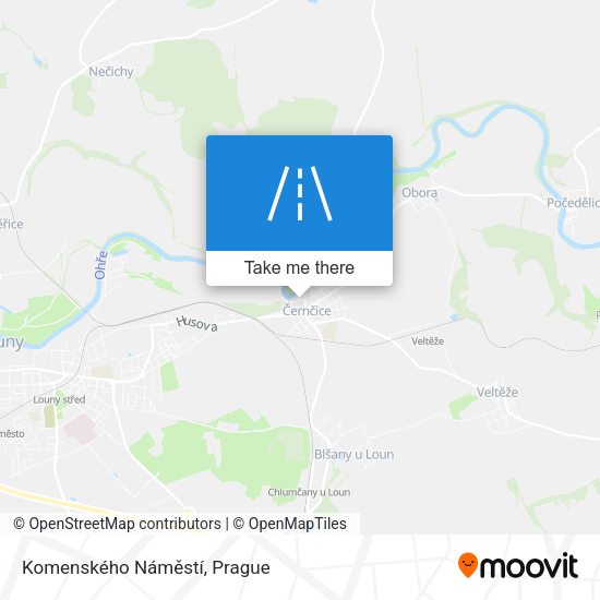Komenského Náměstí map