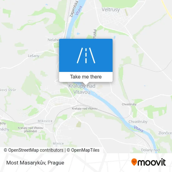 Карта Most Masarykův