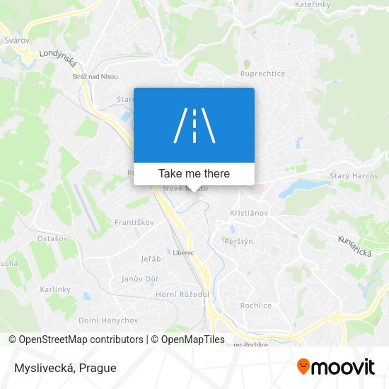 Карта Myslivecká