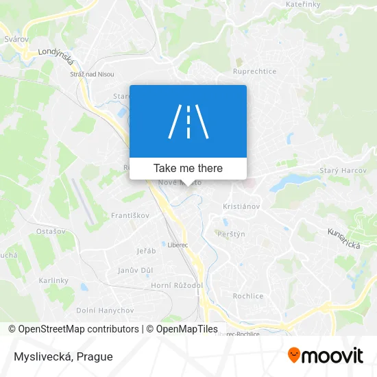 Карта Myslivecká