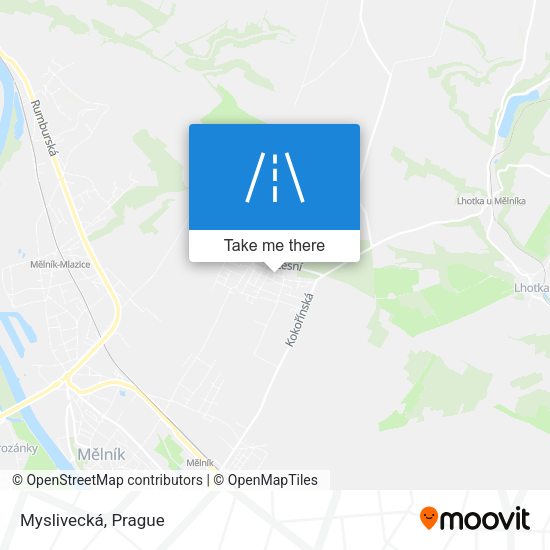 Карта Myslivecká