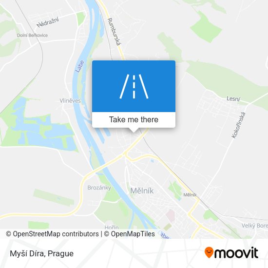 Myší Díra map
