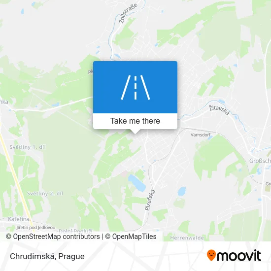 Карта Chrudimská