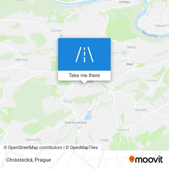 Карта Chrástecká