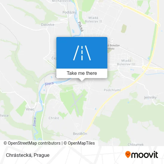 Карта Chrástecká