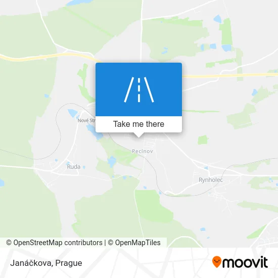 Карта Janáčkova