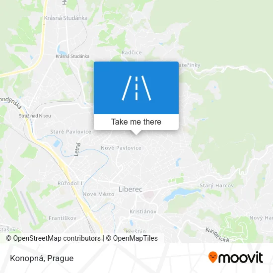 Карта Konopná