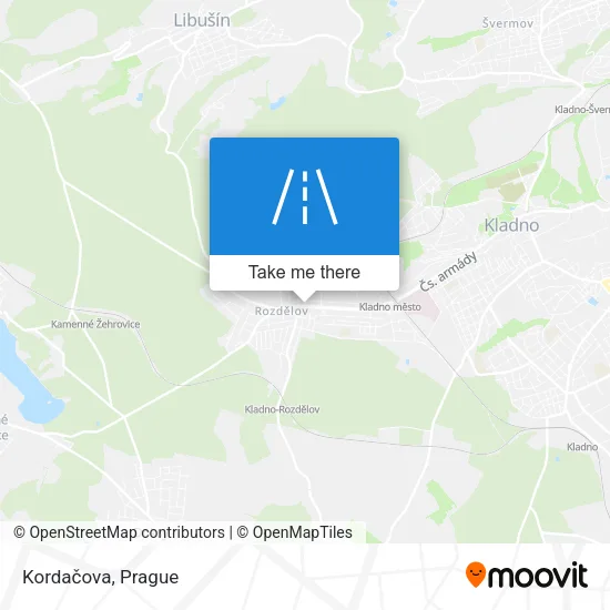 Карта Kordačova