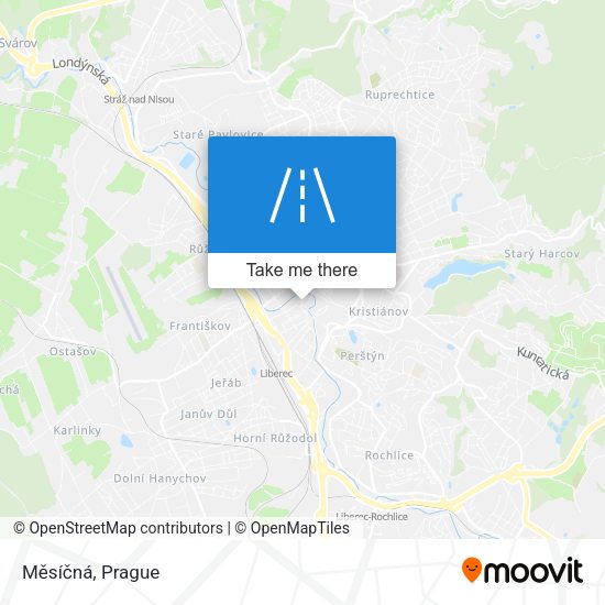 Měsíčná map