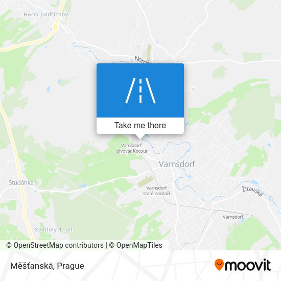 Měšťanská map