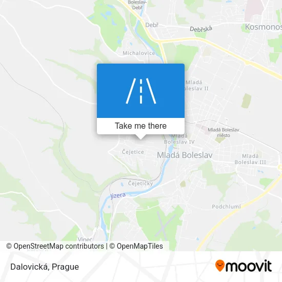 Карта Dalovická