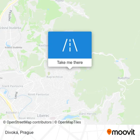 Карта Divoká