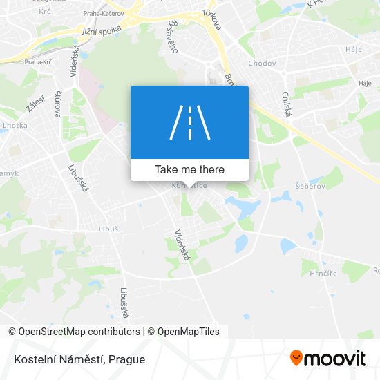 Kostelní Náměstí map