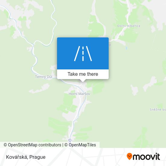Kovářská map
