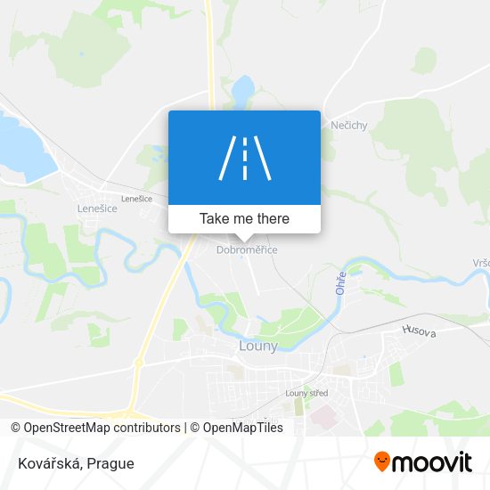 Kovářská map
