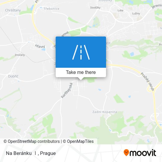 Na Beránku Ⅰ map