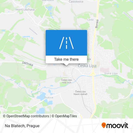 Карта Na Blatech