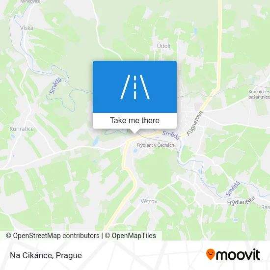 Карта Na Cikánce