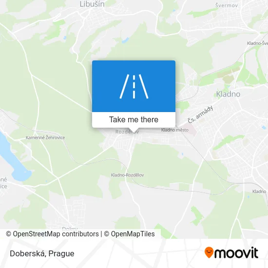 Карта Doberská