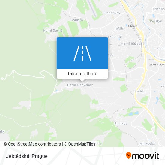Ještědská map