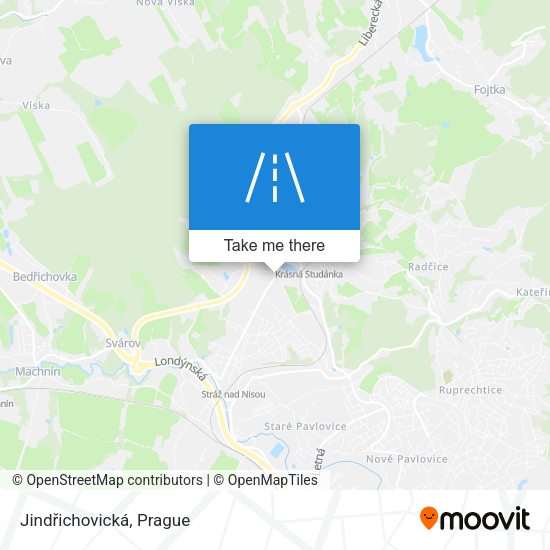 Jindřichovická map